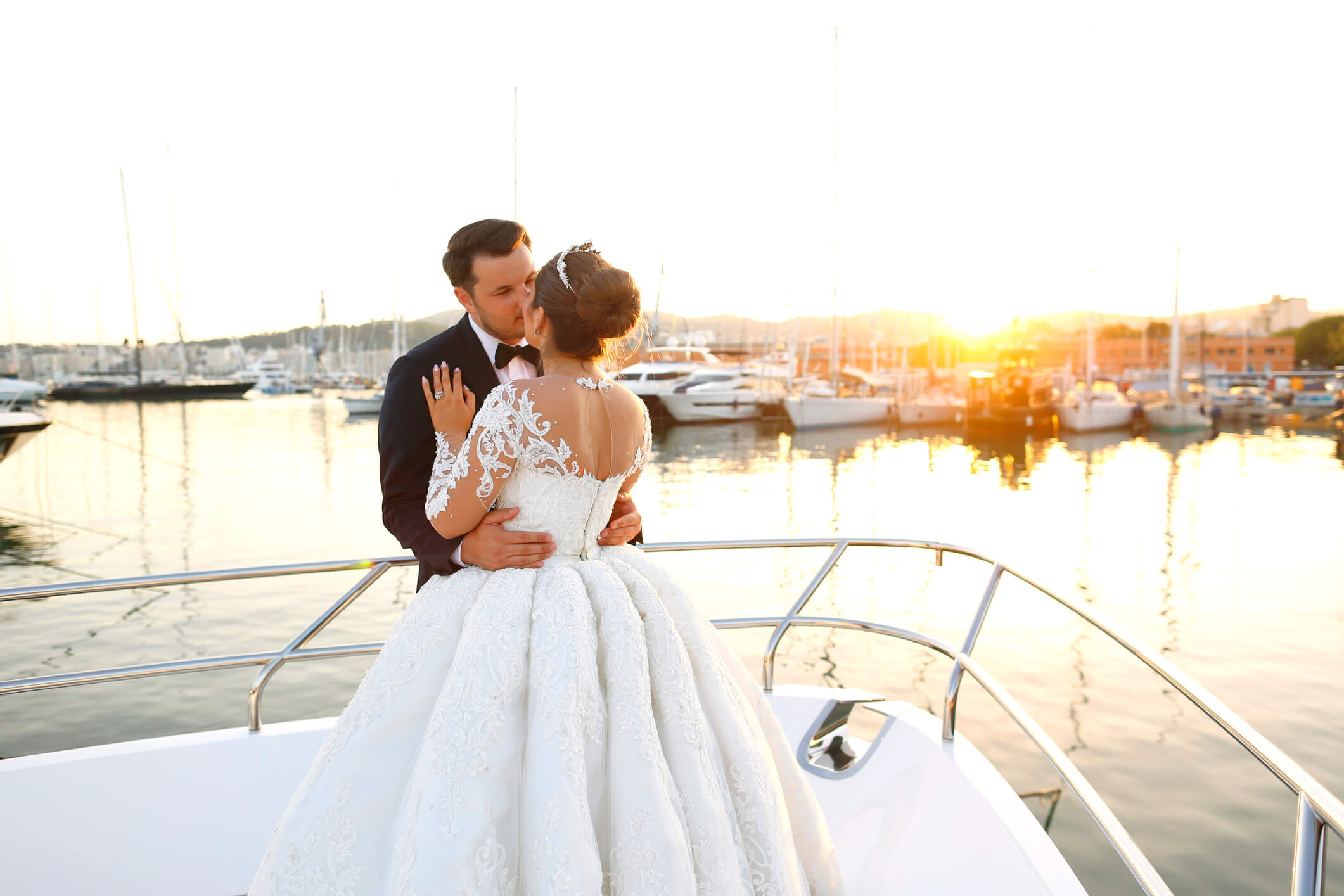 marina yacht wedding